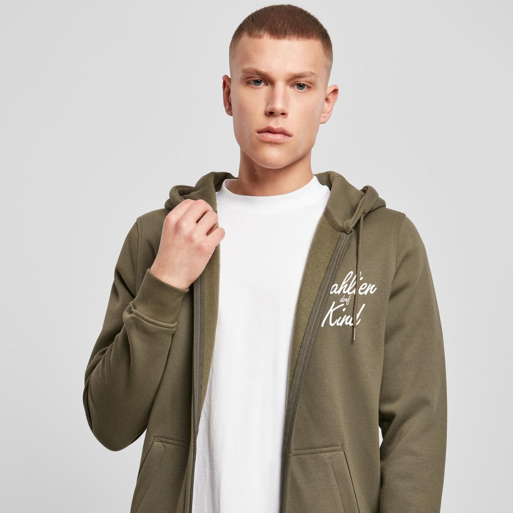 BY012 Hoodie mit Full-ZIP