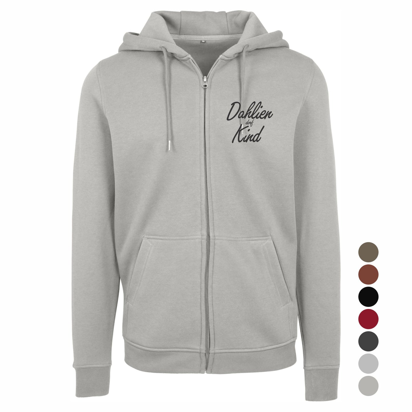 BY012 Hoodie mit Full-ZIP